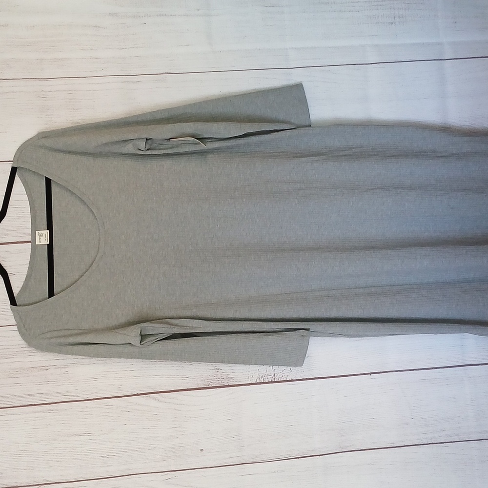 Terra & Sky NWT scoop neck rib knit dress size 0X 14W